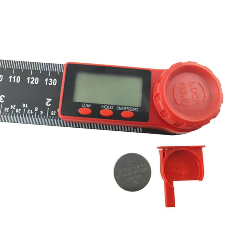 200mm 2 In 1 Digital Angle Ruler Instrument Inclinometer Goniometer Protractor