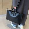 1pcs Women's Briefcase, Men's File Bag, Large Capacity Business Commuting Laptop Bag, Work Office Handbag