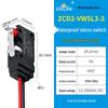 IP67 Waterproof Micro Switch, 5L1B/5L2A/5L3 Models, Straight Lever Roller, 1 NO/1 NC Limit Switch.