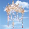 Pearls Hair Accessory for Women and Girls Elegant Fringed Design Comfortable Wear Headpiece for Family Gatherings