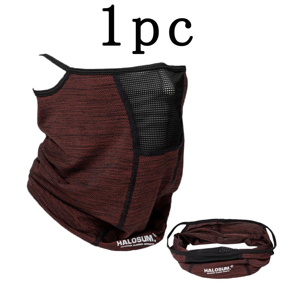 

Summer Splicing Mesh Ice Silk Hanging Ear Sun Protection Mask Reathable Sun UV Protection Hiking Outdoor Cycling Windproof