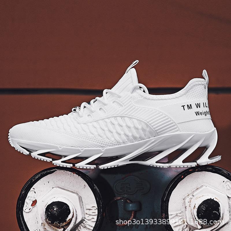 Live broadcast popular lightweight casual shoes trendy sports shoes running shoes mesh breathable trendy shoes versatile blade men's shoes