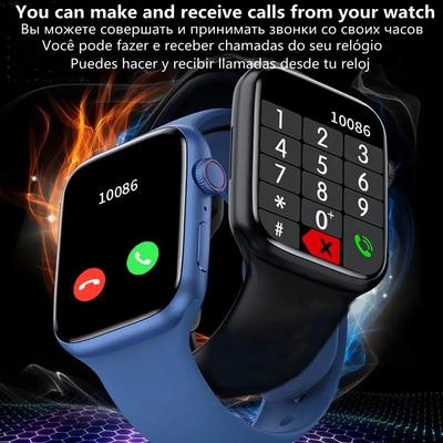 Originale Smartwatch I9 Pro Max Serie 9 Anruf Benutzerdefiniertes Zifferblatt Sport Wasserdicht Damen Herren Kabelloses Laden Für Android