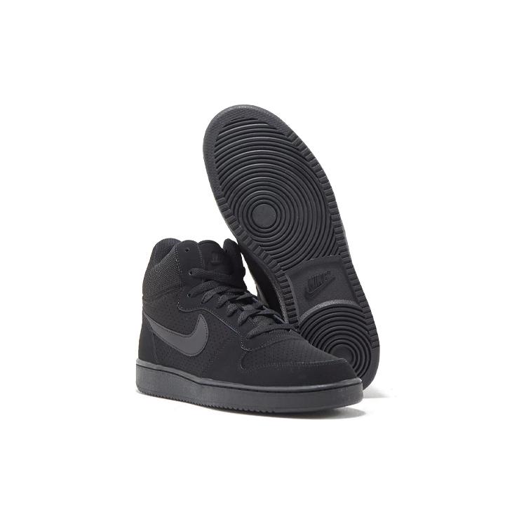New Nike Court Borough Mid Black 838938-003