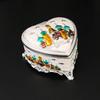 Castle Heart-shaped Small Jewelry Storage Box High-end Exquisite Special Metal Light Luxury Jewelry Box Wedding Gift