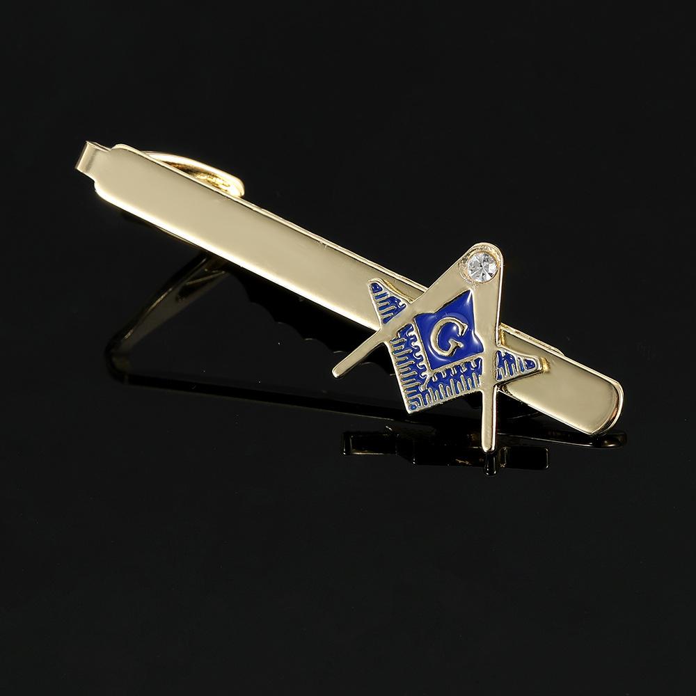 Moda europejska i amerykańska nowe kreatywne spinki do mankietów masońskie męskie biznesowe koszula francuska spinka do krawata ozdoba broszka