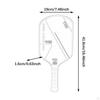 Carbon Fiber Pickleball Paddle Racket for Power Practice Rotation Green