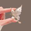 Fashionable Butterfly Pearl Brooch, Anti-exposure Pin for Women, Metal Button To Fix Clothes, Wedding Party Gift