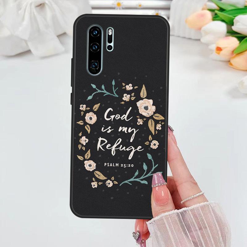 Bible Jesus Christ Christian Quotes Case For Huawei Nova Y90 Y70 Y61 Y60 5T Nova 9 10 SE 3i 7i 8i 11i P40 P30 Lite P60 Pro Case