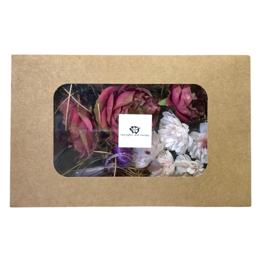 'Lexington & Canopy' Rose Set (10 Pieces, Red Tones) - Perfect for Coming-of-Age Ceremony, Graduation Ceremony, Kimono, Yukata, and Shichi-Go-San. A