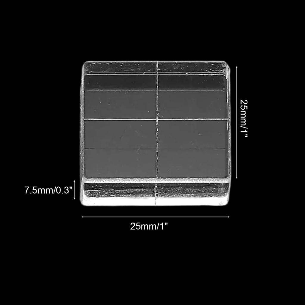 PATIKIL Acrylic Stamp Clear Stamping Blocks with Grid Lines for DIY and Card Making 6-Piece 1"x1" Blocks, Scrapbooking, Crafts,