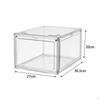 Shoe Storage Box Stackable Space Saving Case Bin Holder for Men Women Closet