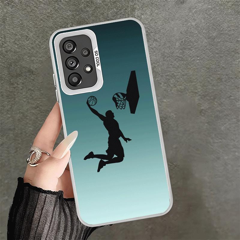 Basketball Sports Aesthetics Shockproof Phone Case for Samsung A17 A16 A15 A14 A37 A57 A36 A56 A26 A35 A55 A25 A34 A54 A24 A13 A