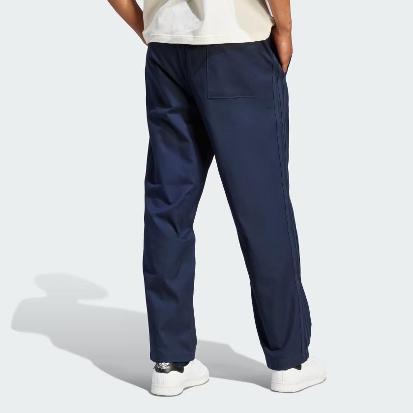 Adidas Originals Nice Chino Pants Solid Logo Elastic Waist Casual Pants Men Pants Ink-Blue IR7585