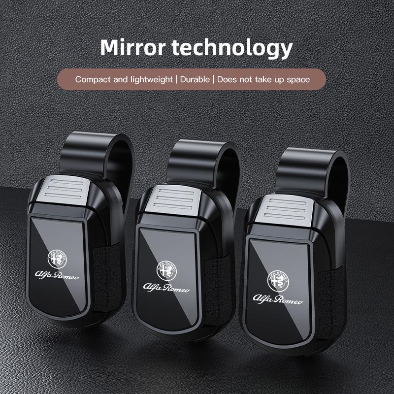 Car Glasses Clip Sun Visor Eyeglasses Sunglasses Holder Auto Interior Accessorie For Alfa Romeo 4C 159 166 Giulietta 156 147 GT