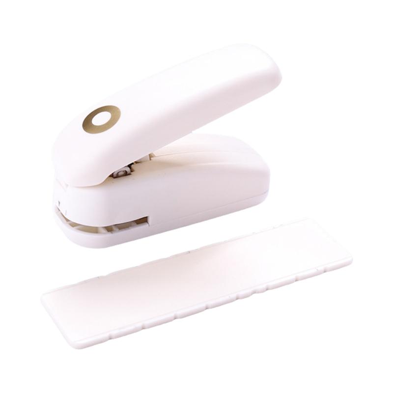 Perfurador de Furos para Fita Perfuradores de Furos para Fita Perfurador para Scrapbooking para Papel de Folha Solta Adesivo de Reforço para Furos Planejador Diário