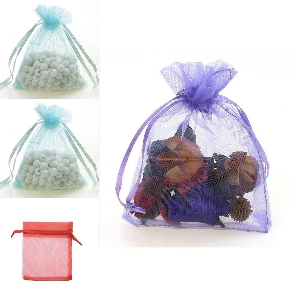 High-quality Organza Bags In White Black Red Grey And More For Party Favors