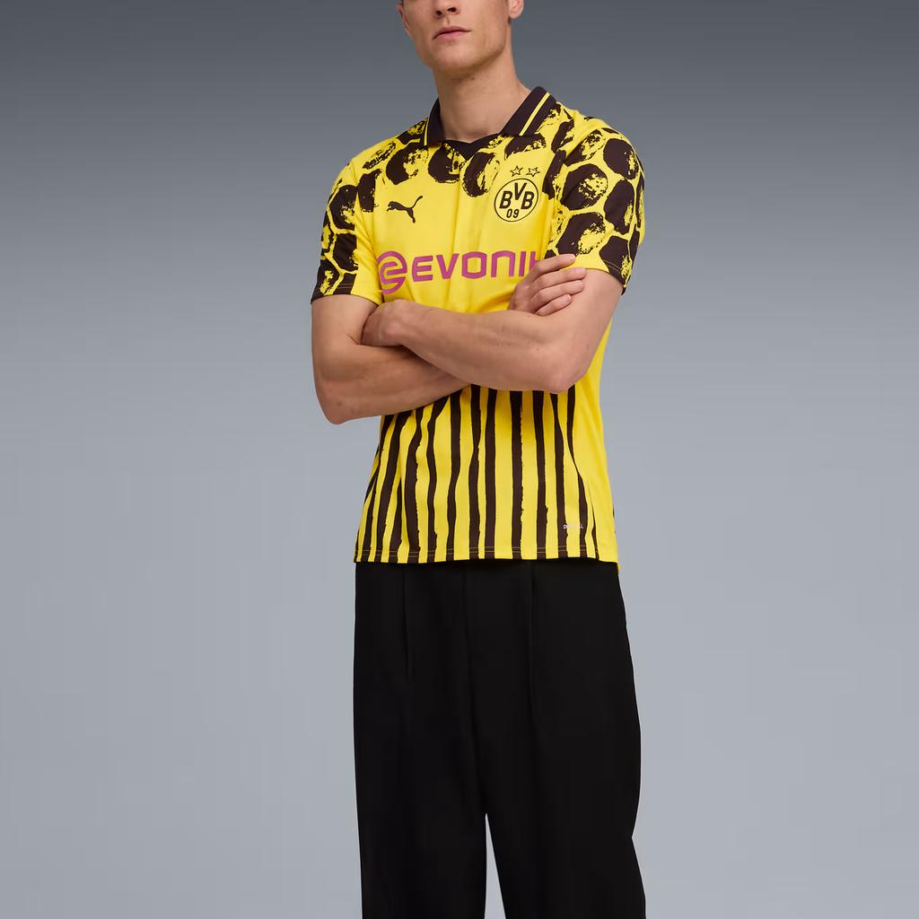 Puma x KidSuper BVB Jersey Replica (Dortmund) Faster Yellow/Puma Black Men Tops 782741-02