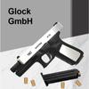 Black Glock Automatic Shell Ejection Soft Bullet Toy Gun G18 Airsoft Pistol Armas Children CS Shooting Weapons Gun Toy for Boys