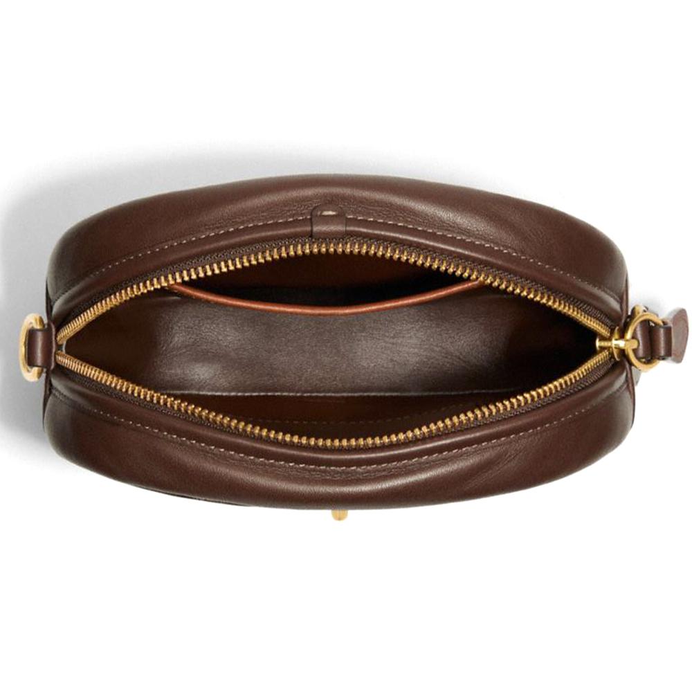 COACH Camera Leather Crossbody Bags Small Women's Umber C5275-B4S0M