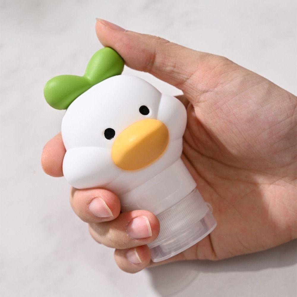 

80ml Travel Bottle Leakproof Silicone Dispenser Shampoo Vacuum Containers Outdoor