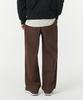 Musinsa Standard Cotton Deep Tuck Wide Elastic Waist Pants [Baroque Brown]