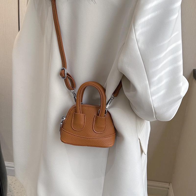 2025 Spring Niche High-End Candy Color Mini Shell Crossbody Bag for Girls