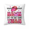 Hawk Tuah 24 Square Pillow Covers Polyester Room Cushion Case Cool Throw Pillow Case 4545