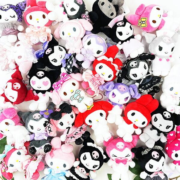 Sanrio Mascot Collection Kuromi Gal Plush Toy Heisei Retro (PWD)