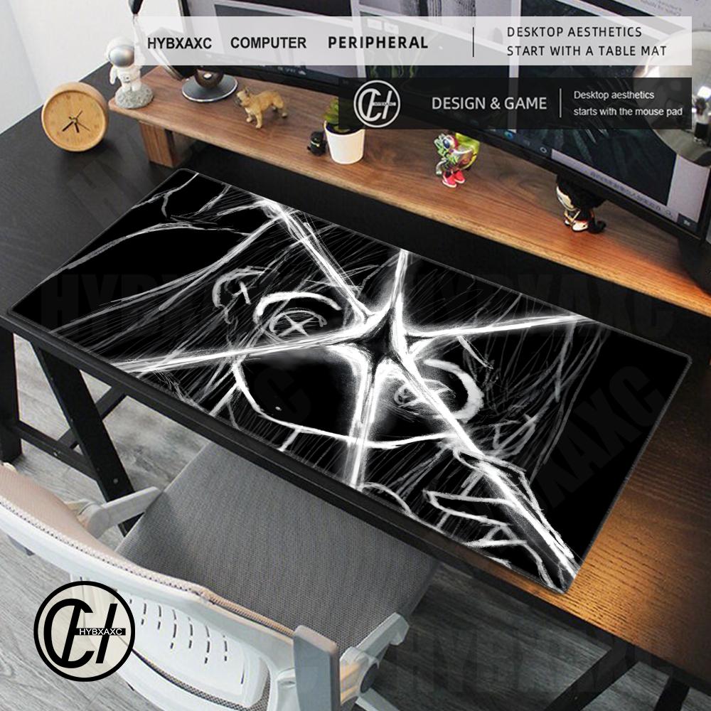 Black White Aesthetics Mouse Pad Large Anime Girl Gaming Mouse Mat Pc Accessories Extended Mat Office Keyboard Mouse Pads
