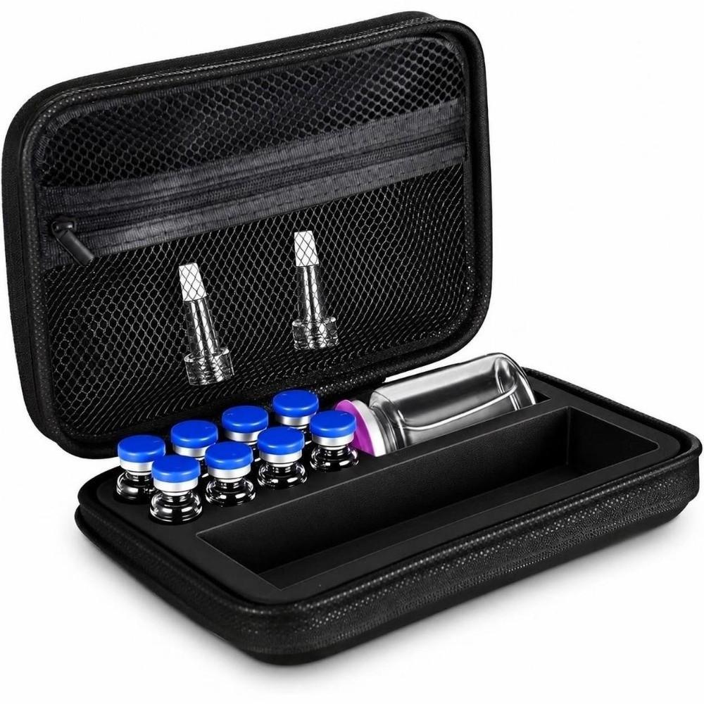 EVA Safe Insulin Vials Storage Box with Precut Foam Slot Insulin Vial Case  For Fridge 3ml and 30ml