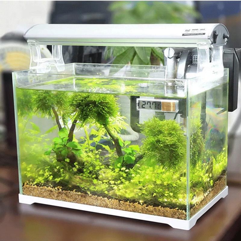 1PC Aquarium Thermometer Elektronische LCD Digital Aquarium Temperatur Messung Aquarium Temp Meter Aquarium Zubehör