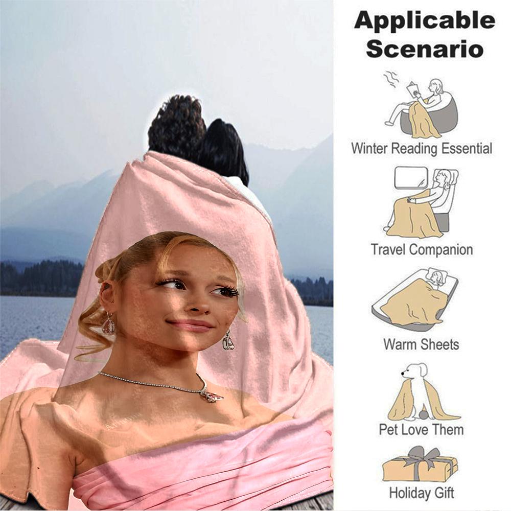 Pink Dress Elegance Blanket Soft Throw Blanket For Home Bedroom Bed Sofa Travel Office Solid Christmas Blanket