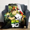 Custom Name Ben Alien Force Adventure Party Blanket For Couch Bed Plush Cozy Fuzzy Blanket Super Soft Warm Blankets For Fall And Winter 09165