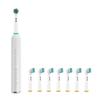 Rotating Electric Toothbrush Flat Replacement Long Battery Life Wireless Ultrasonic