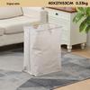 Foldable Laundry Basket with Wooden Handles - Waterproof, Large Capacity, for Toys and Clothes, Cotton and Linen Fabric