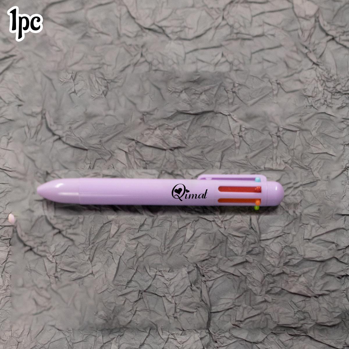 

Custom Six Colors Ballpoint Pen With Name,Personalized Teacher Pens,Customized Gel Pens,Customizable Text Writech Pens, 1pc фиолетовый