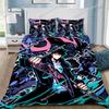 Anime Solo Leveling Duvet Cover Pillowcase Bedding Set Adult Boy Girl Bedroom Decoration Children Gift Single Double Large Size