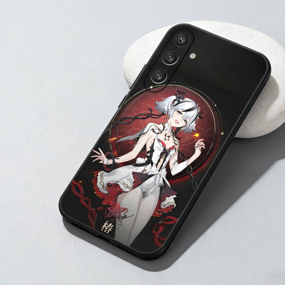 

WuWa GIRLS Printed Phone Case For Samsung Galaxy A73,A72,A71,A70,A52,A51 Others Soft Black Cover Samsung a70