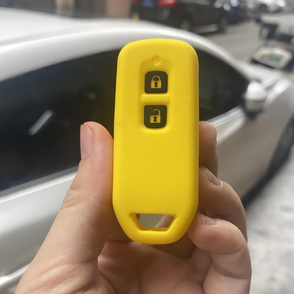 Silica Gel Motor Motorcycle Key Case Cover for Honda N-BOX N-one N Wagon N-WGN Plus 2 Buttons Sliding Doors Key
