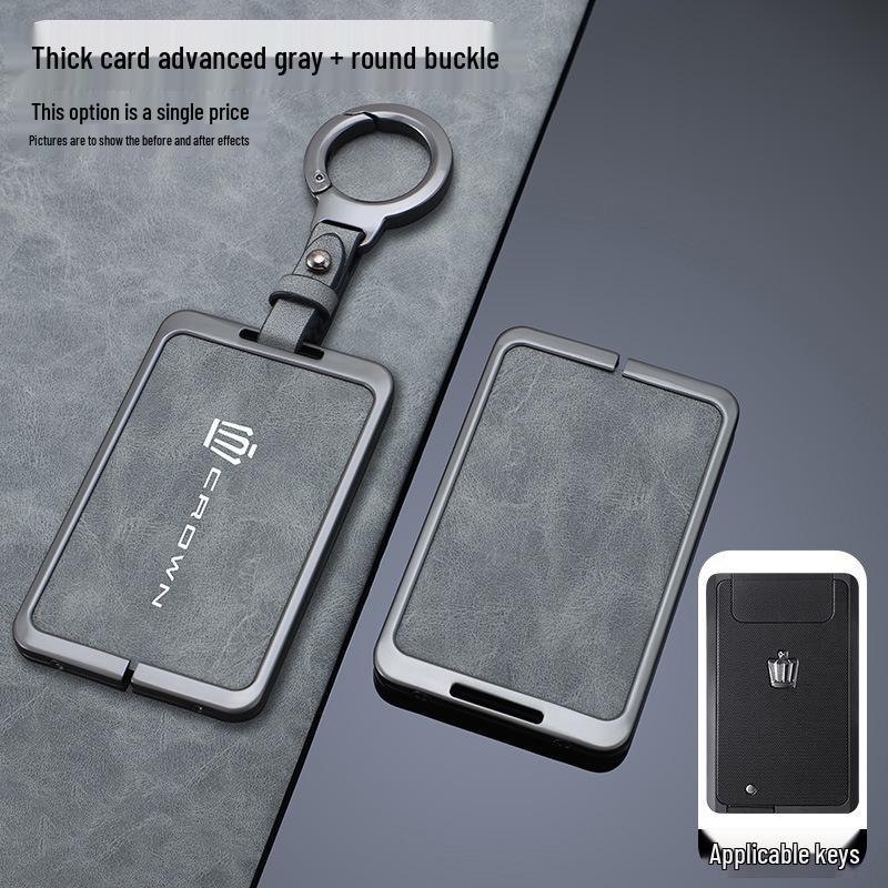 Universal NFC Card Key Case for Men & Women - Metal Shell, 12/13/14 Gen-Compatible