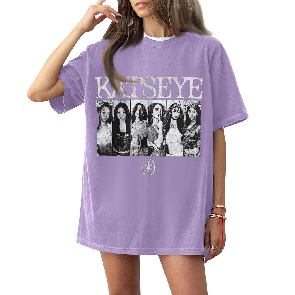 Women's Round Neck Printed Short-sleeved T-shirt Top