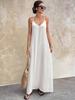 European Fashion V-neck Backless Sleeveless Spaghetti Strap Dress 2026