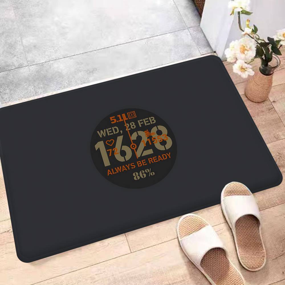5.11 Tactical Door Mat Washable Non-Slip Living Room Sofa Chairs Area Mat Kitchen Doormat Area Rug