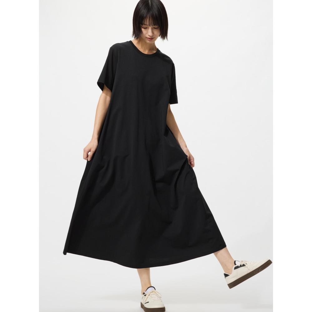 Uniqlo Airism CoTTon T Dress  shorT Sleeve 
