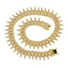 Elegant Necklace Sparkling Full Rhinestones Bracelet Alloy Texture Suitable for Evening Parties and Everyday Charm