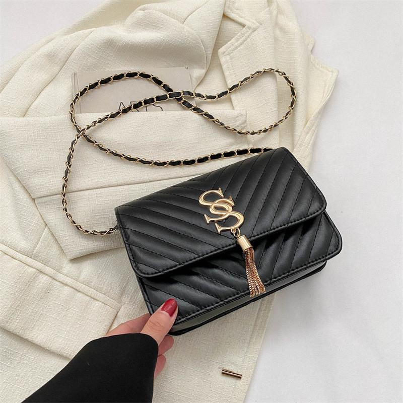 Fashionable Medium Sized Pu Leather Crossbody Bag For Women With Stylish Magnetic Closure Black