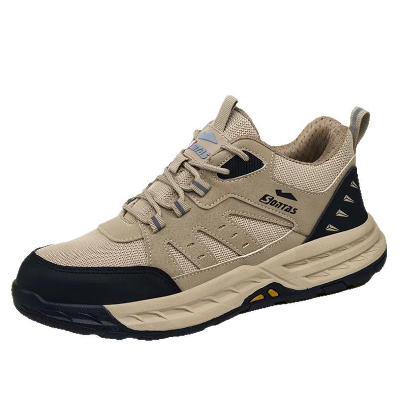 Men's Steel Toe Anti-smash Safety Shoes - Breathable, Anti-puncture, Insulated Work Shoes for Construction
