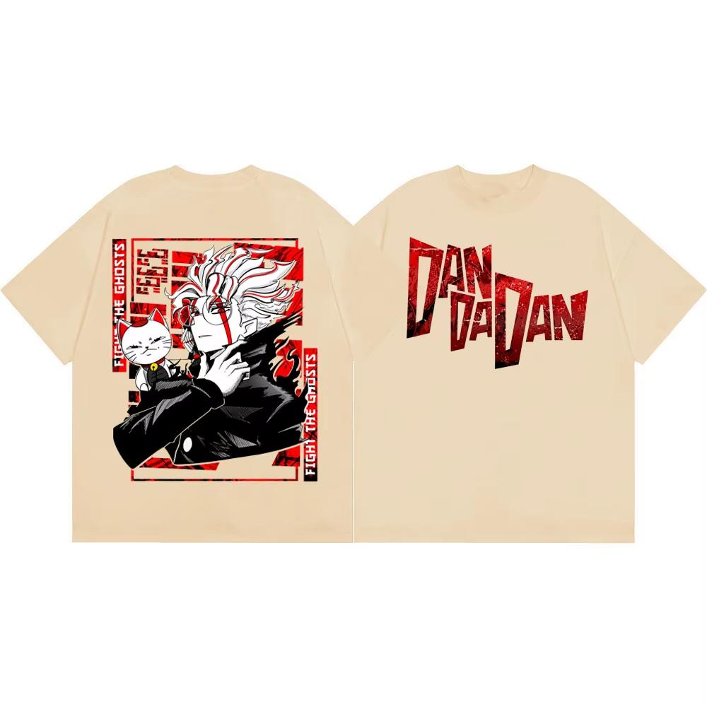 Summer Hot Sale Japan Anime Dandadan Graphic T Shirts Unisex Unisex Fashion Cartoon Tshirts Y2k Gothic Cotton Oversized Tshirts