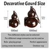 500ML/1000ML Gourd Water Bottle Large Capacity Water Kettle Gourd Beverage Container  Mens Gifts